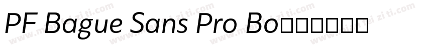PF Bague Sans Pro Bo字体转换